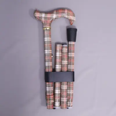 經典格紋伸縮收折柺杖、好攜帶、好耐用、好調整-精選推薦【AA.003】 7 方格紋伸縮收折淑女手杖、好攜帶、好耐用、好調整-精選推薦