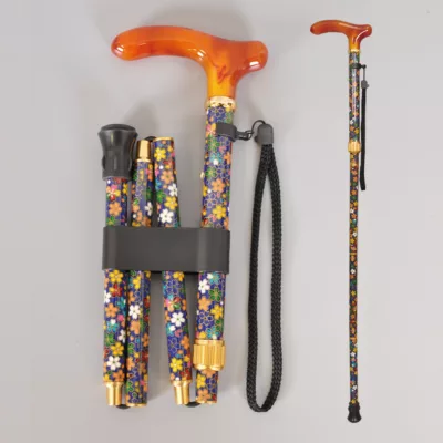 藍底小花包布拐杖 (1001.101.DAE) 7 藍底小花包布拐杖工廠