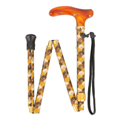 外銷歐美精緻花色拐杖 / 琥珀壓克力握把/ 高級黃銅鍍金頸圈/鋁合金連接器/日本進口織布花色 (1001.107.DAN) 6 外銷歐美精緻花色拐杖 / 琥珀壓克力握把/ 高級黃銅鍍金頸圈/鋁合金連接器/日本進口織布花色