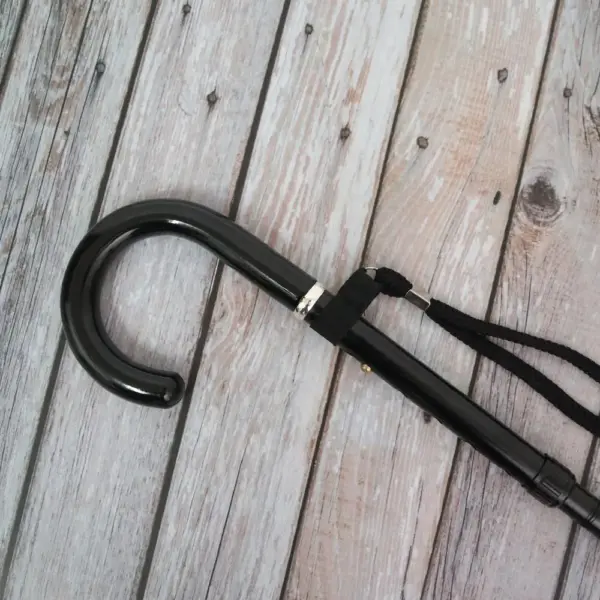 實木彎頭折疊拐杖|平光黑色 (1001.501.BSB) 8 實木彎頭折疊拐杖