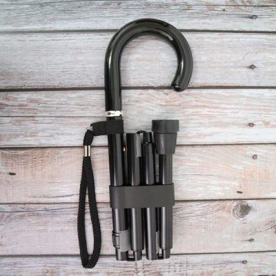 實木彎頭折疊拐杖|平光黑色 (1001.501.BSB) 12 實木彎頭折疊拐杖