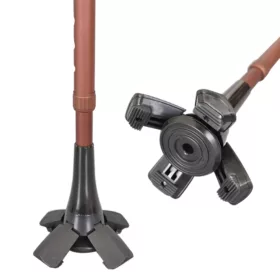 專利腳墊 | 兩段式彈力緩衝著地 | 自立式拐杖| 1021.221 26 左手自立式拐杖