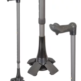 專利腳墊 | 兩段式彈力緩衝著地 | 自立式拐杖| 1021.221 20 自立式拐杖台灣製造