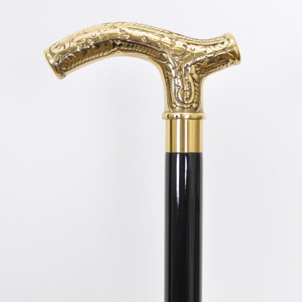 銅頭本色拐杖