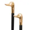 黃金動物頭鴨頭握把手杖 (1023.013.GMB) 2 黃金動物頭鴨頭握把手杖紳士杖