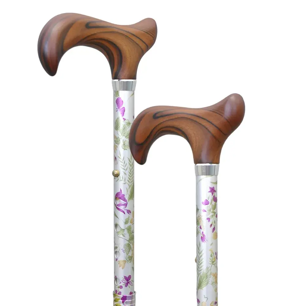 水花紋木頭握把折疊拐杖 (1001.301.FAA) 4 水花紋木頭握把折疊拐杖