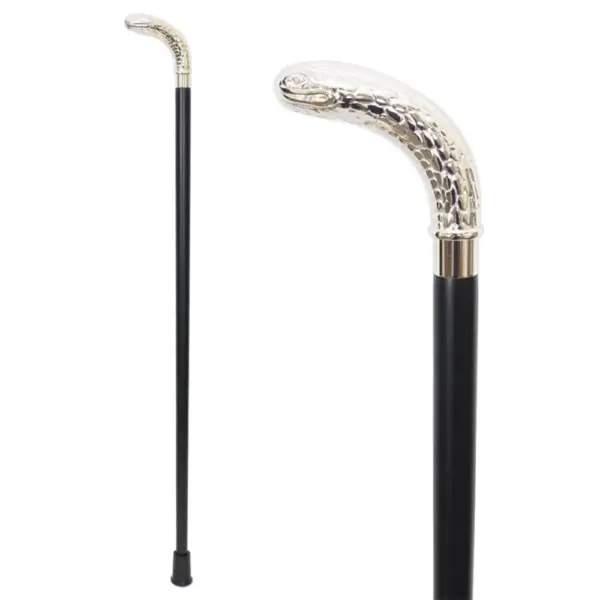 大蟒蛇實木權杖