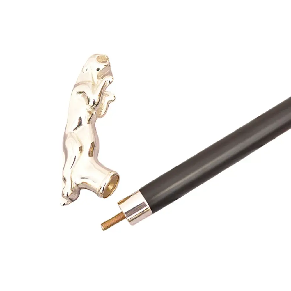 正品鍍純銀豹頭手杖 (1023.004.SMB) 5 正品鍍純銀豹頭手杖DIY