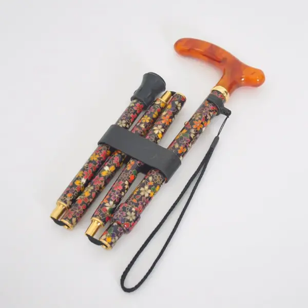 黑色包布折疊拐杖 (1001.101.DAI) 11 布料折疊拐杖