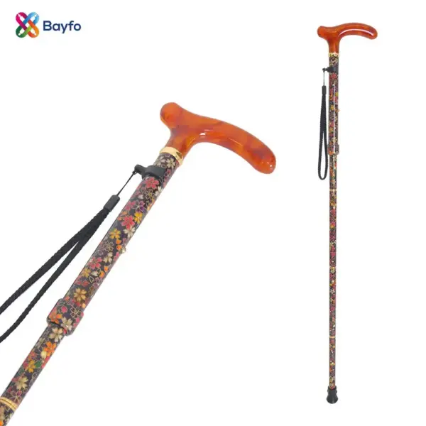 黑色包布折疊拐杖 (1001.101.DAI) 12 高貴折疊拐杖